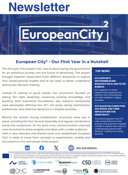 European City² – Newsletter